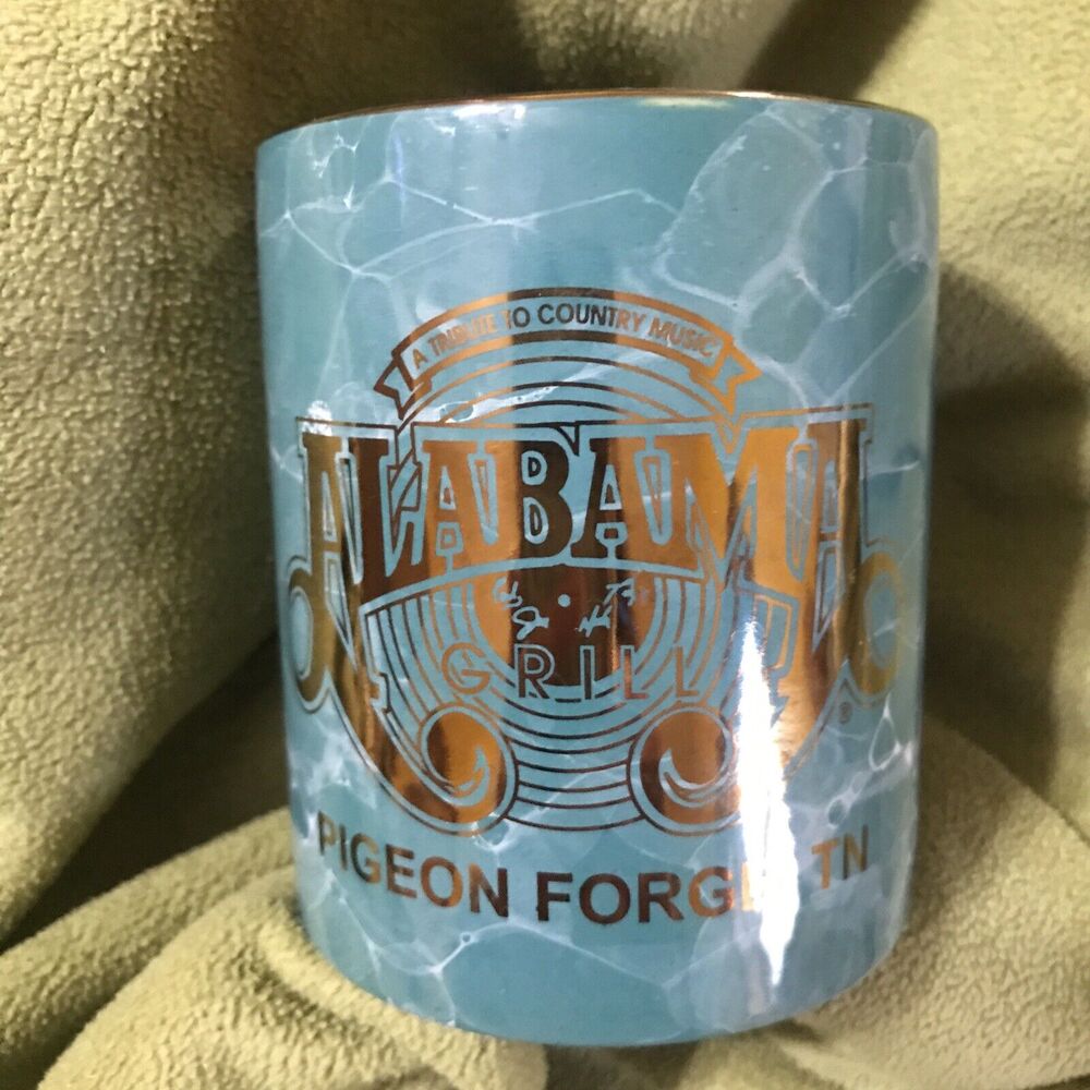 Green Marbled AlabamaPigeon Forge TN Ceramic Coffee Mug